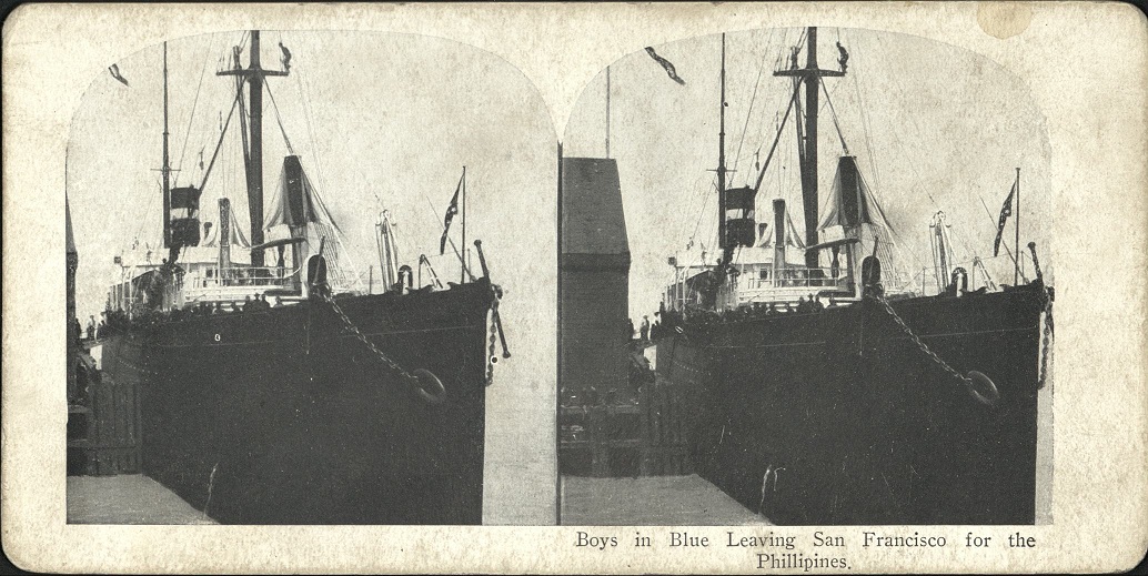 Boys in Blue Leaving San Francisco for the Philippines.